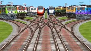Indian local ground engine vandhebhart express sleeper coach running fast simulator classic gaming 