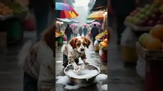The poor dog works hard to make money #doglife #doggielife #dogshorts