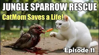 CatMom Adventure  Episode 11 Sparrow Rescue  Saves a life #catmomadventure #rescue