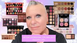MY TOP EYESHADOW, FUN, FACE PALETTES OF 2021 #besteyeshadowpalette #2021palettesranked