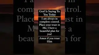 Amen if you trust God!