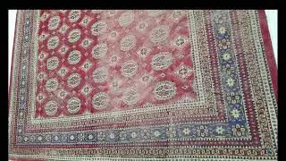 &ldquo;Destroyed Afghan Bukhara Carpet Restored to Life | Hand-Knotted Carpet Reknotting by Experts