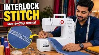 How to make a Interlock stitch on Akiara Yume sewing machine.