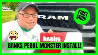 We INSTALL and REVIEW the BANKS PEDAL MONSTER Throttle Controller for our 2022 RAM 1500 REBEL 64330
