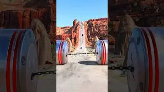 School Bus vs Chained Hydraulic Press! 💥 Ultimate Smash Test | Smash Master #shorts #gaming #short