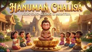 Hanuman Chalisa for Kids | Animated Sing-Along | Kids Devotional Songs