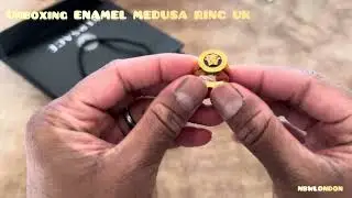 VERSACE ENAMEL MEDUSA RING Unboxing UK 🇬🇧