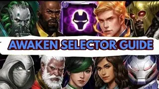 FREE AWAKEN CHARACTER SELECTOR - BEST HEROES #mffinhindi #marvelfuturefight #mff #netmarble