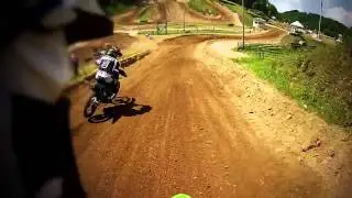 Destry Abbott Crash on 2013 KX250F at Millville MX Track
