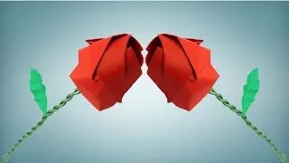How to make origami Rose