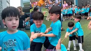 มาดูพี่ธีร์น้องพีร์แข่งกีฬากันสนุกมาก ลุ้นสุดๆ