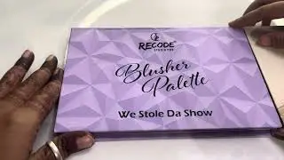 Recode blusher and highlighter palette result