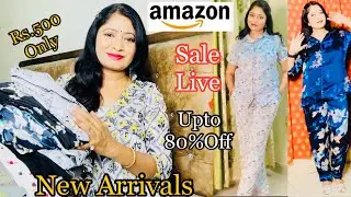 Affordable Clothing Haul, Night Suits Under 500, Amazon Night Wear Haul, Summer Special Night Suits