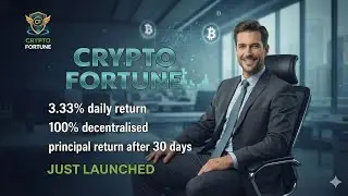 Crypto Fortune Life Changing Business Plan Launch || Full Decentralized