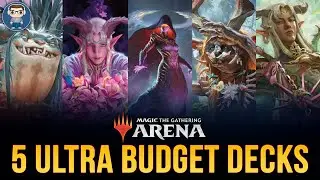 5 NEW SUPER BUDGET Standard Decks with JUST 5 Rares! | MTG Arena