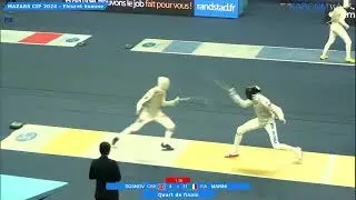 Paris World Cup 2024 SMF - L8 - David Sosnov GBR v Tommaso Marini ITA