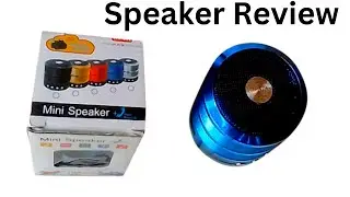MINI USB Portable Speaker Review