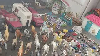 Huge Schleich collection for sale.