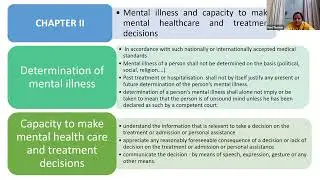 Mental Health Care Act - 2017
