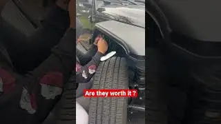 Is theNew Jeep Wrangler Fenders Worth it? #jeep #jeepwrangler #jeepfenders #fenderflares #jeepmods