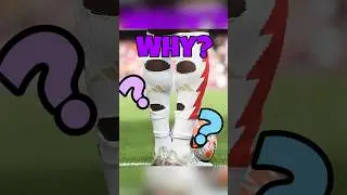WHY DO FOOTBALLERS CUT HOLES IN THEIR SOCKS? #football #soccer #saka #foden #bellingham #funny #sock