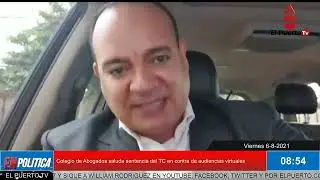 Colegio de Abogados saluda sentencia del TC en contra de audiencias virtuales