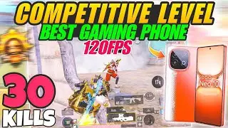 🔥iQOO Neo 10 BGMI Test with Fps Meter ( 120fps GOAT Under 30k )