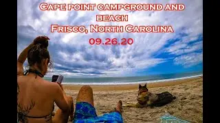 End of Summer Cape Point Campground Beach Trip In Frisco, North Carolina