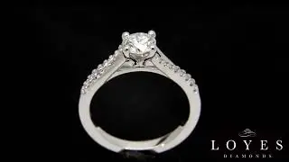 Crossover Solitaire Ring &ndash; &lsquo;Katia&rsquo;