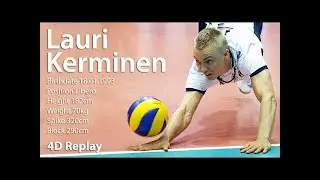 TOP 20 Volleyball Defense Actions | Lauri Kerminen VS Slovenia | 4D Replay | FIBV 2017 HD
