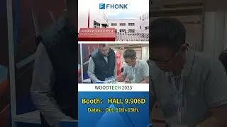 Fhonk's full range of woodworking tools debuts spectacularly at WOODTECH 2025, Booth 9.906D, Hall 9！