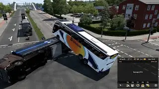 FUNNY & INSANE BUS CRASHES in ETS2!