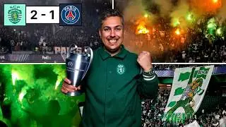 PSG DOMINA MAS O SPORTING VENCE O CAMPE&Atilde;O EUROPEU! MELHOR AMBIENTE DE SEMPRE!
