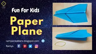 Paper Plane | Fun For Kids | Do It Yourself | Kids DIY | Paper Toy | Toy For Kids