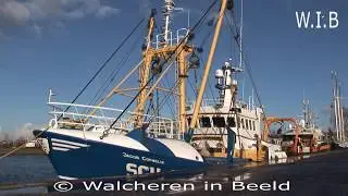 Binnenkomst van de SCH 45 in Vlissingen op 19 01 2018