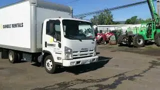 Lot 2 2014 Isuzu Box Truck 14' With Lift Gate 65958 Miles 647TVC Lic Hilo Auction