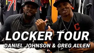 Locker Tour: Daniel Johnson & Greg Allen (FUNNIEST LT EVER)