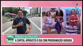 Link ao vivo de um feriado na avenida Paulista. 