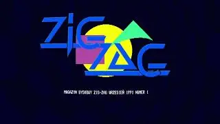 Diskmag ZIG ZAG numer 1 #Amiga magazyn dyskowy PL 1991