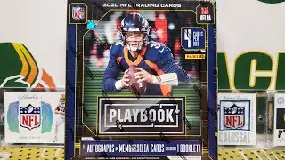 2020 Panini Playbook Football Hobby Box Opening. 4 Cards, 4 Hits