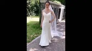 YouLaPan Bridal Veil V05 Luxury Pearl Veil with Hair Comb Long Wedding Veil