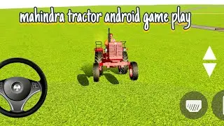 mahindra tractor android game play #tractors #agricultura