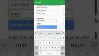 Lucknow Metro Fare Calculator and Route App