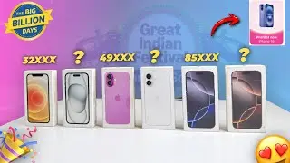 All iPhones price in Flipkrt BBD & Amazon Great Indian festival sale 2025 revealed 😍