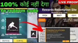 free fire one finger push up emote free redeem code | ff 31 desember code | indian server code live