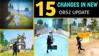 15 CHANGES IN THE NEW OB52 UPDATE  | ADVANCE SERVER |  GARENA FREE FIRE 
