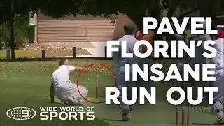 Pavel Florin's insane run out in Australia | Wide World of Sports