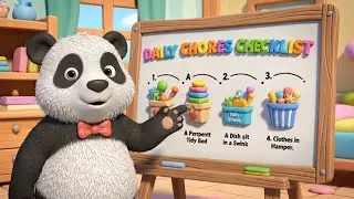 Helping At Home! ✨ Learn Responsibility with Panda's Chores Game