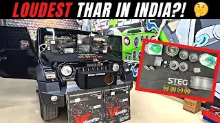THAR 2022 AUDIO UPGRADE WORTH LAKHS!! || FIRST MODIFICATION DONE😍🔥