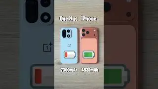 OnePlus 15 vs iPhone 17 Pro Max - BATTERY TEST 🤯